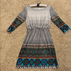 “Southwest” style boutique dress.